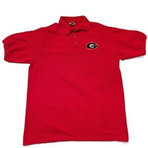Georgia Bulldogs Classic G Logo TSI Sportwear Polo Shirt Men’s Lg Short Sleeves